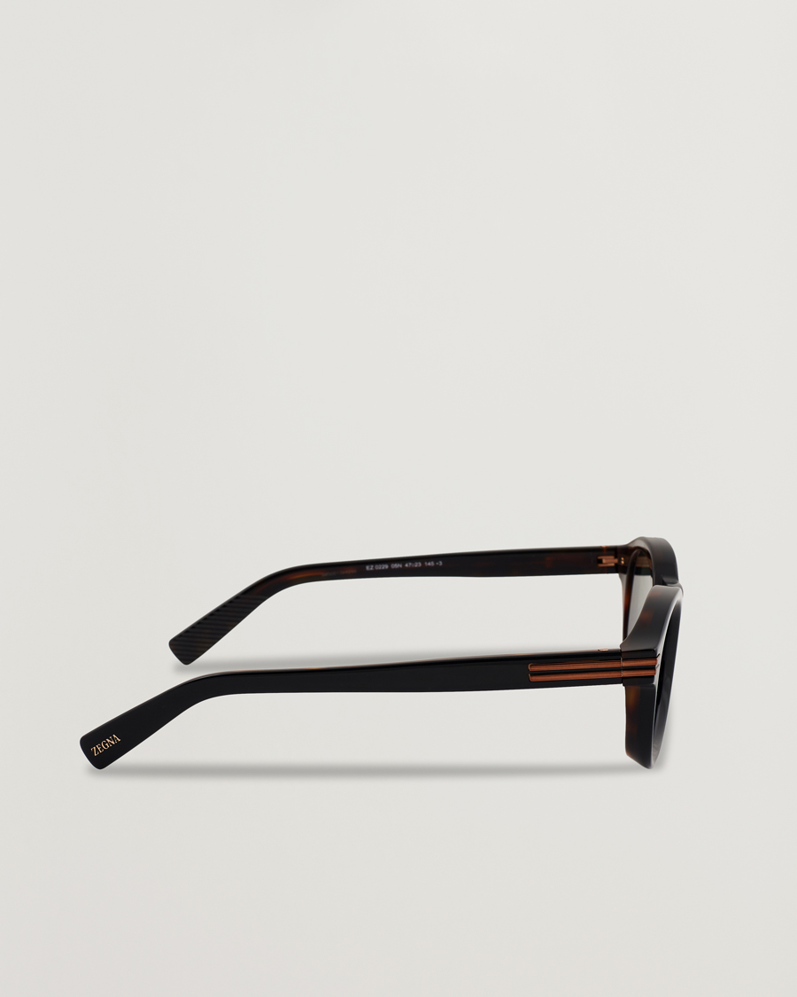 Zegna EZ0229 Sunglasses Black/Green