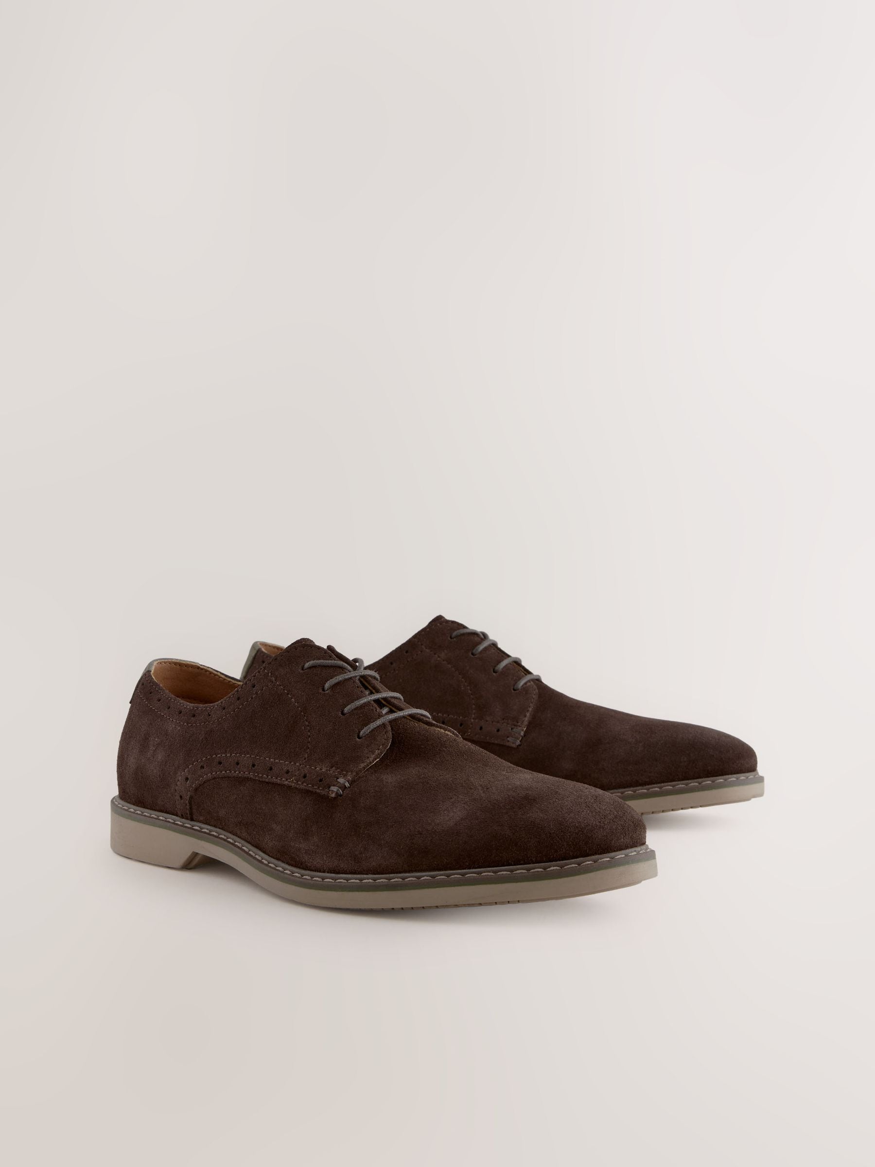 Bruin - Modieus casual derbyschoenen