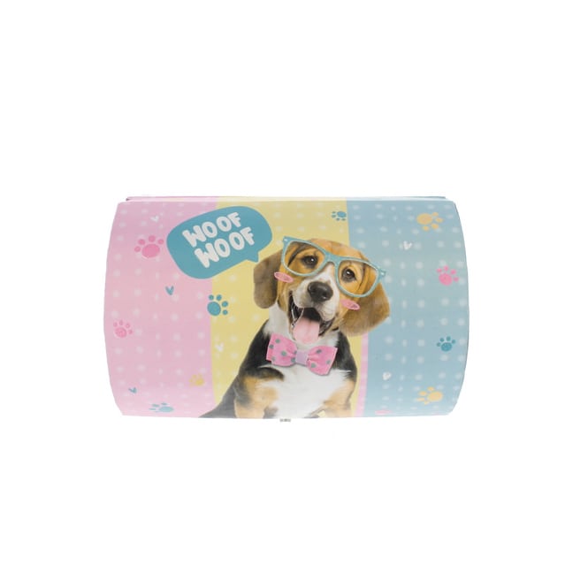Schmuckbox - Hund - Woof Woof - ca. 20 x 13,7 x 11,5 cm