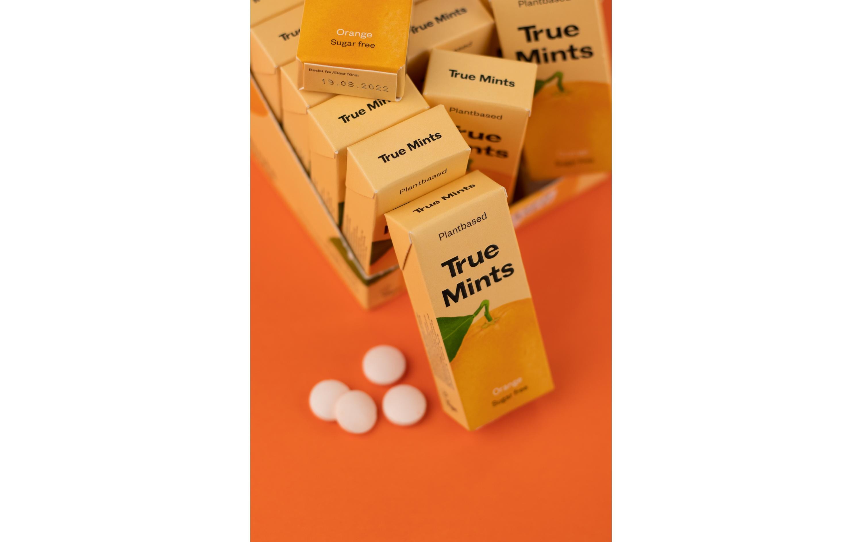 Bonbons True Mints Orange 13 gLutschpastille mit Orangengeschmack