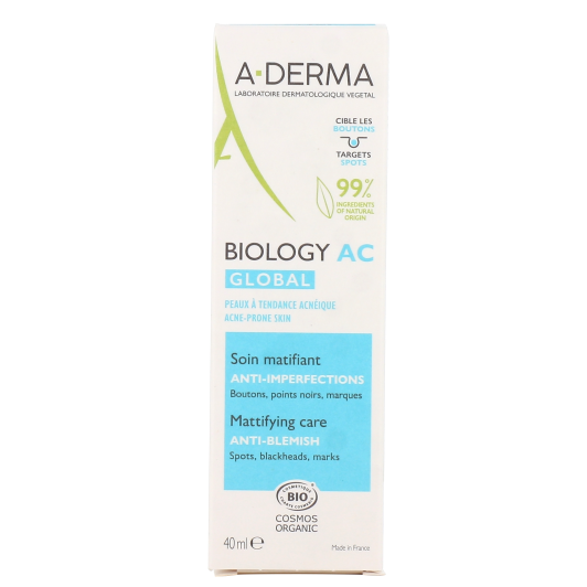 A Derma Biology AC Global soin matifiant anti imperfections