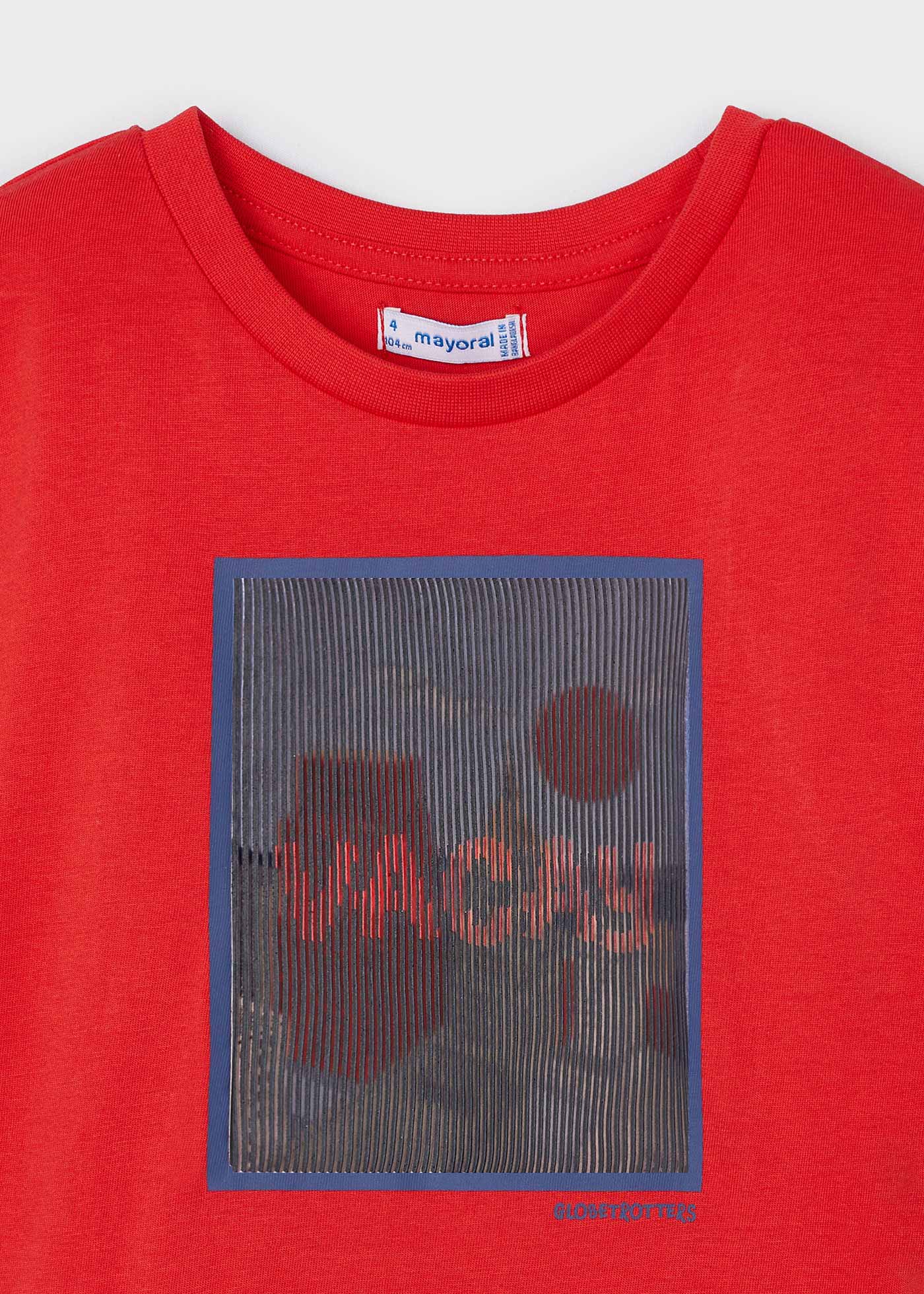 Camiseta lenticular de algodão de melhor qualidade para meninos (Universo)