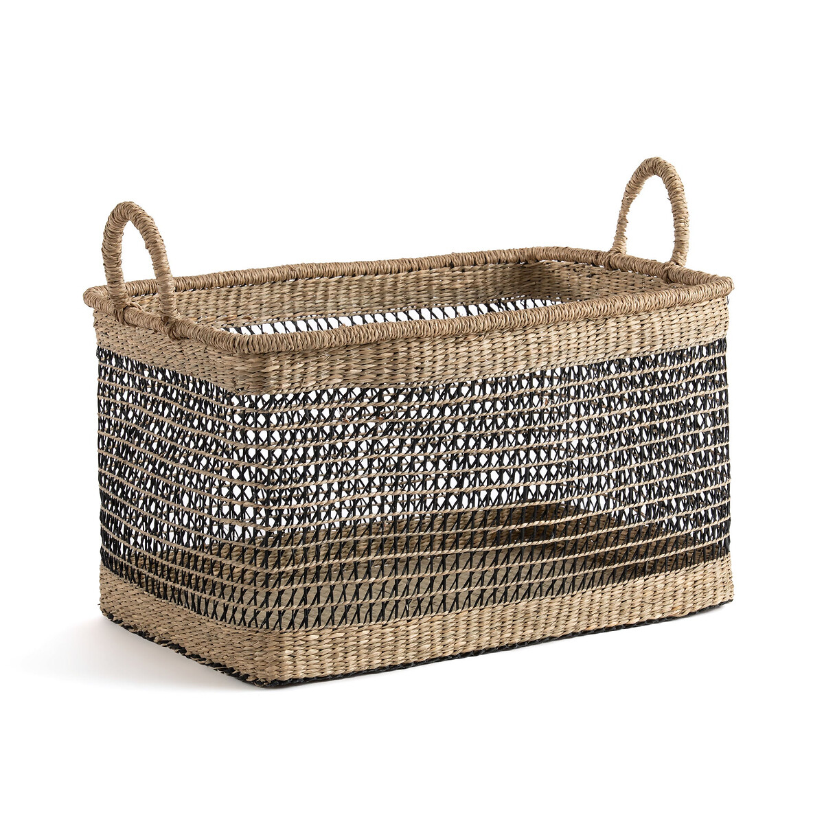 LA REDOUTE INTERIEURS<br>Cesto retangular de palha, Kezia