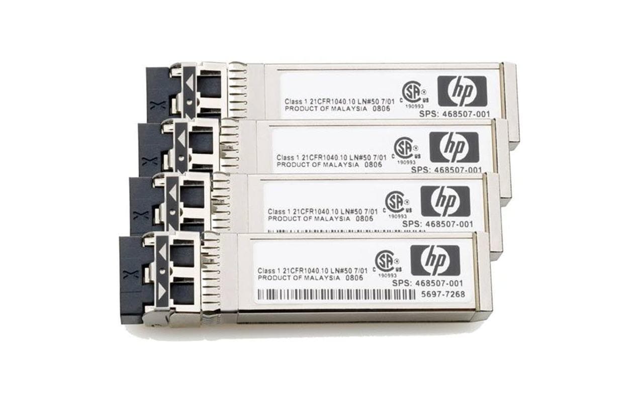 SFP+ Modul C8R25B 4er Set<br>MSA 2050, 10 Gbit, Kurzwellen-iSCSI SFP+ Netzwerk-Transceiver-Modul (4er Pack)