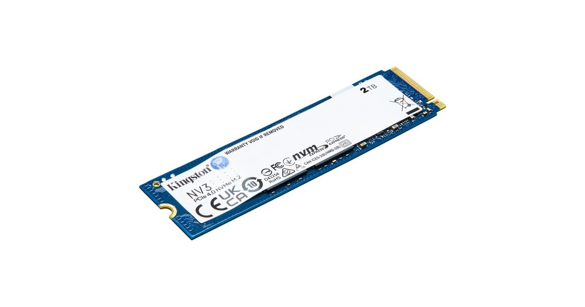 KingstonNV3 2 TB SSD  (SNV3S/2000G, PCIe 4.0 x4, NVMe, M.2 2280)