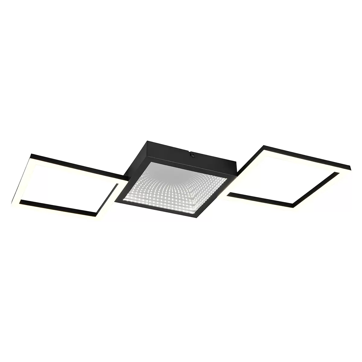 LED-Deckenleuchte Gelo Schwarz