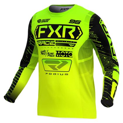 Maillot cross FXR PODIUM MX 25 2025 - Jaune / Noir
