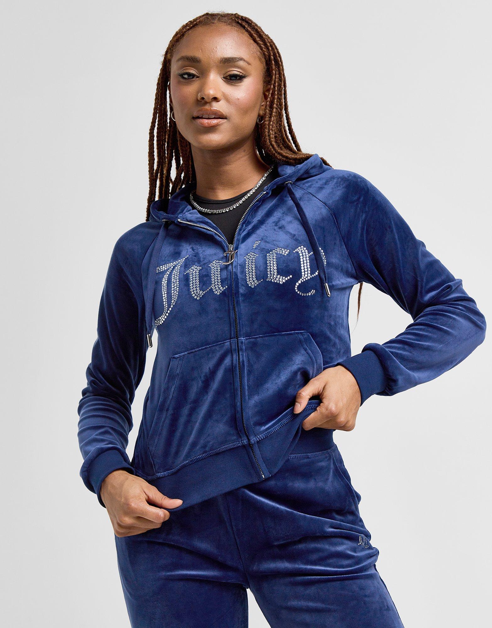 JUICY COUTURE Sweat à Capuche Zippé Diamante Femme
