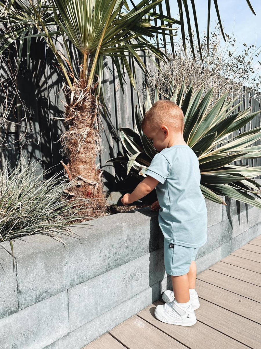 Babystyling baby T-shirt blauw
