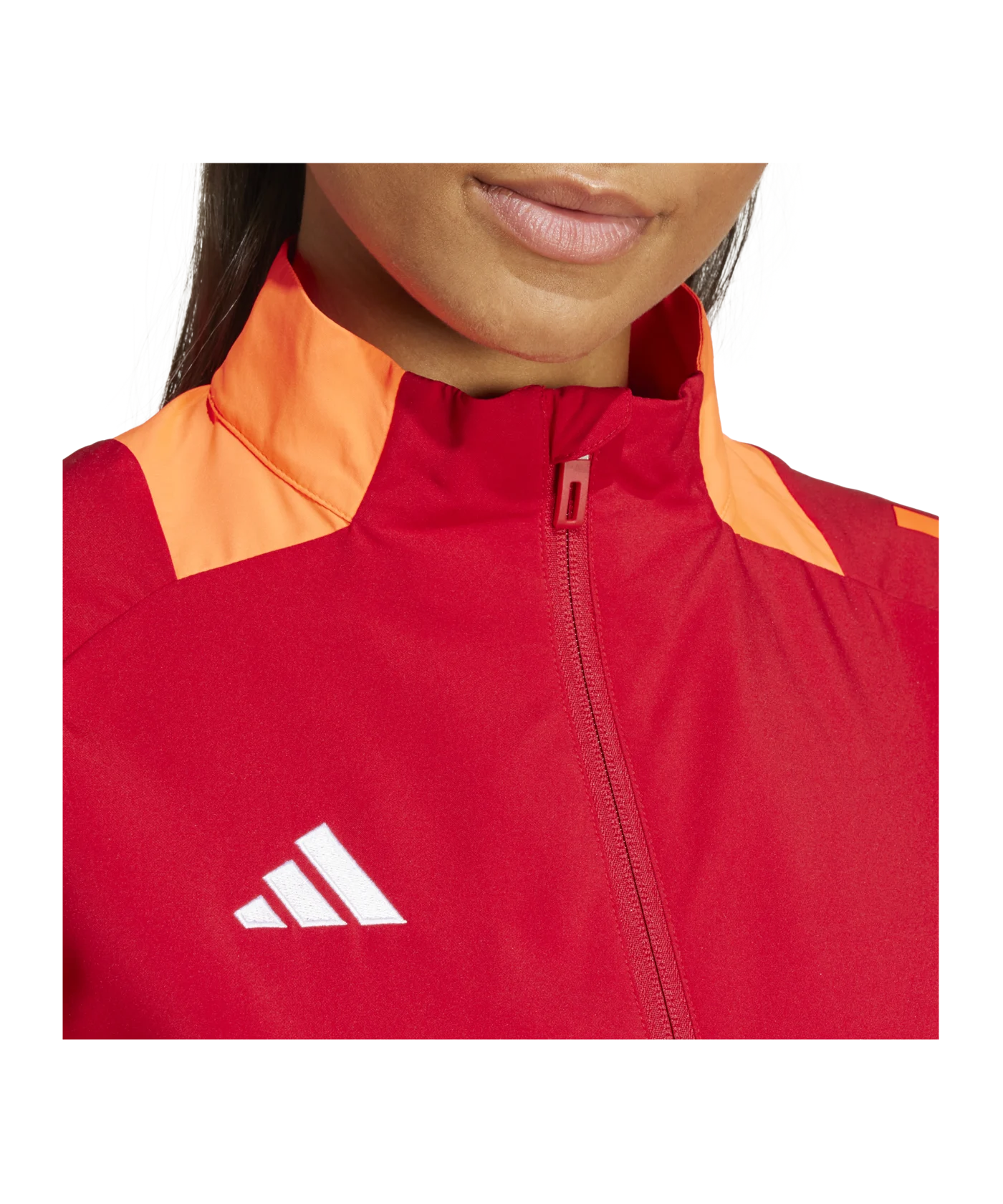 adidas Tiro 24 Competition Präsentationsjacke Damen Rot