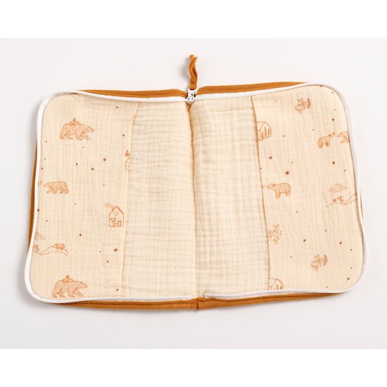 Orsino Housse Carnet de santé   Vanille        de               Sauthon Baby Déco