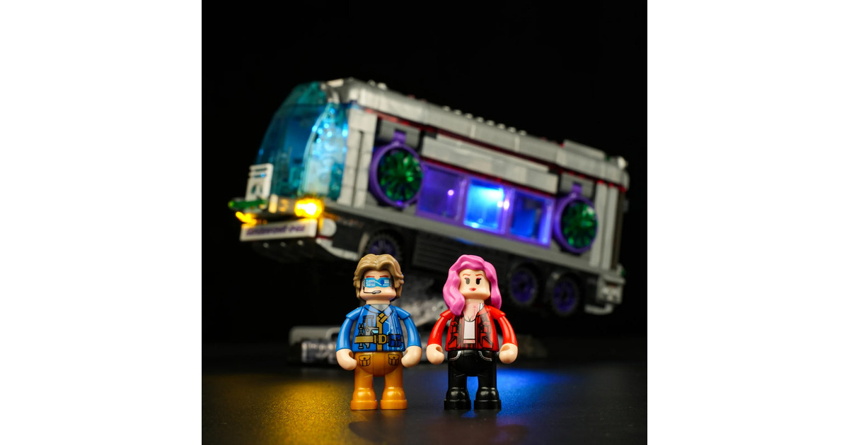LumibricksCyberpunk Neoncity - Future Bus Constructiespeelgoed  (F9060)
