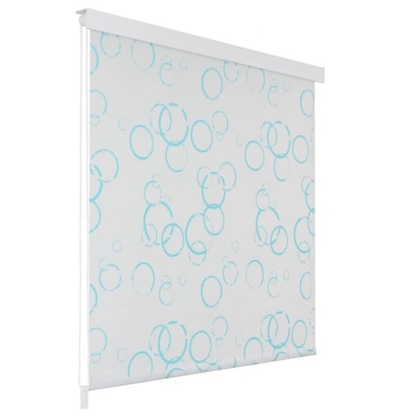 Estore de Rolo para o Duche 160x240 cm Bolhas - 142869