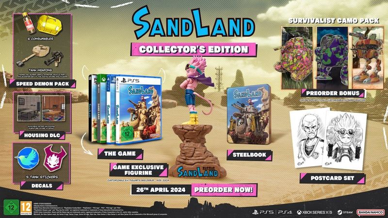 Sand Land - Collector's Edition - PC - Actie-RPG - Akira Toriyama