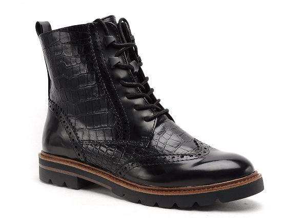 Marco tozzi boots bottine plates femme 25213 29 noir
