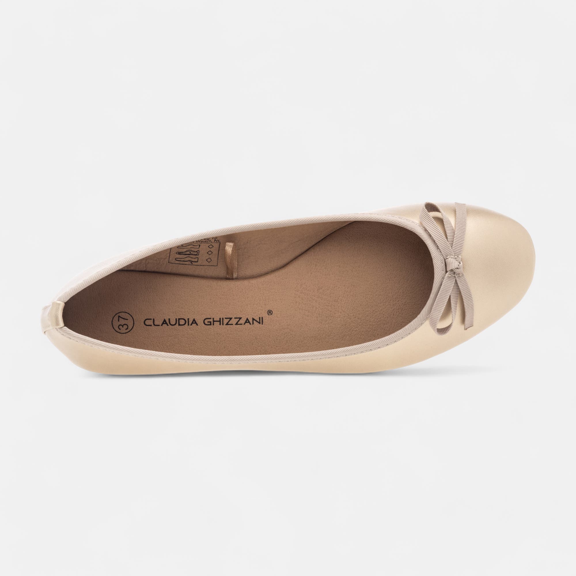 Ballerines Femme or
