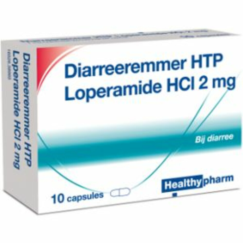 Healthypharm Diarreeremmer HTP Loperamide HCl 2 mg10 capsules