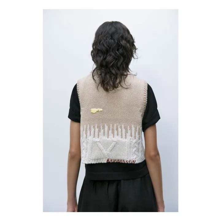 Cordera Pull Sans Manches | Beige