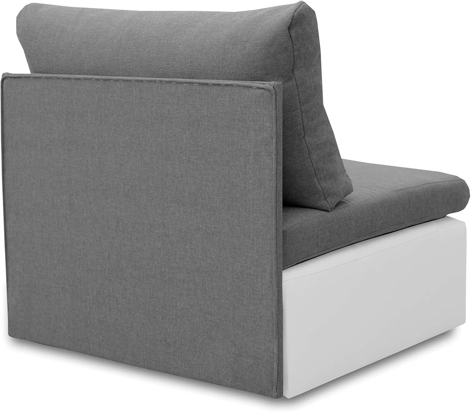 Bonni TOLEDO Lehnsessel, Sessel mit Schlaffunktion, Schlafsofa, Klappsofa, Schlafcouch, Bettsofa, vom Hersteller, Couch, Couchgarnitur, Sofagarnitur, Ideal für kleine Wohnungen (Grau/Schwarz)