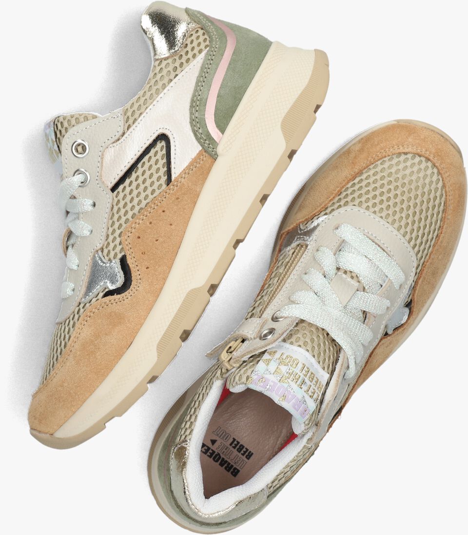 BRAQEEZ beige braqeez lage sneakers felix flow