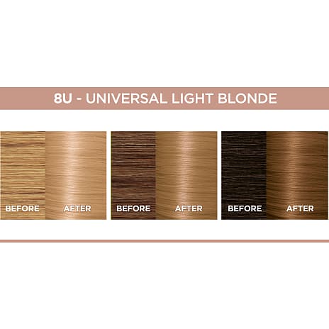 Permanent hårfarve 8U Light Blonde