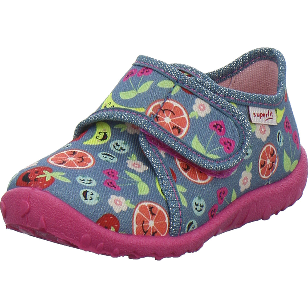 Superfit Hausschuhe Kinder Unisex - Kinder Spotty Denim