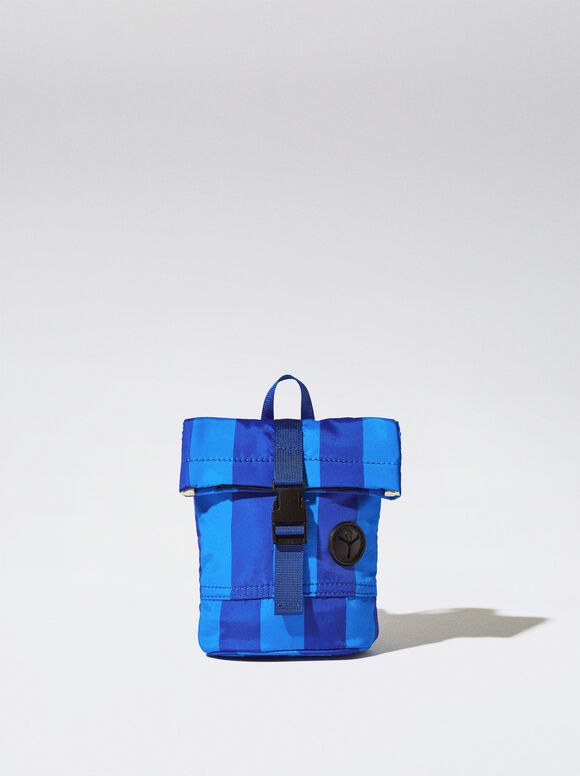 Mochila ajustável para cães - Azul