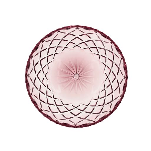 Lyngby Glas Sorrento 4-pak Asiet, Pink, Ø16 cm