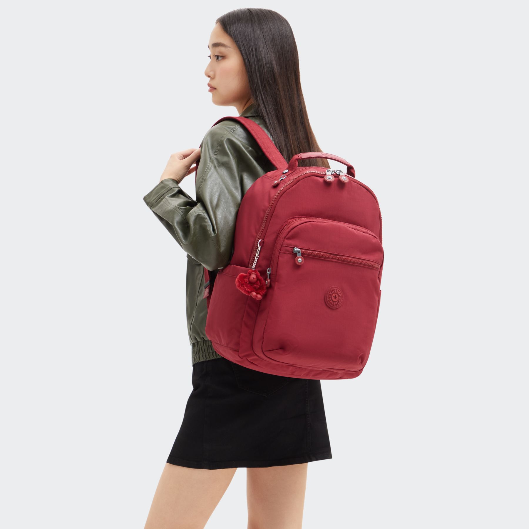 SEOUL Grand Sac à Dos Avec Protection Pour Ordinateur Portable - Funky Red