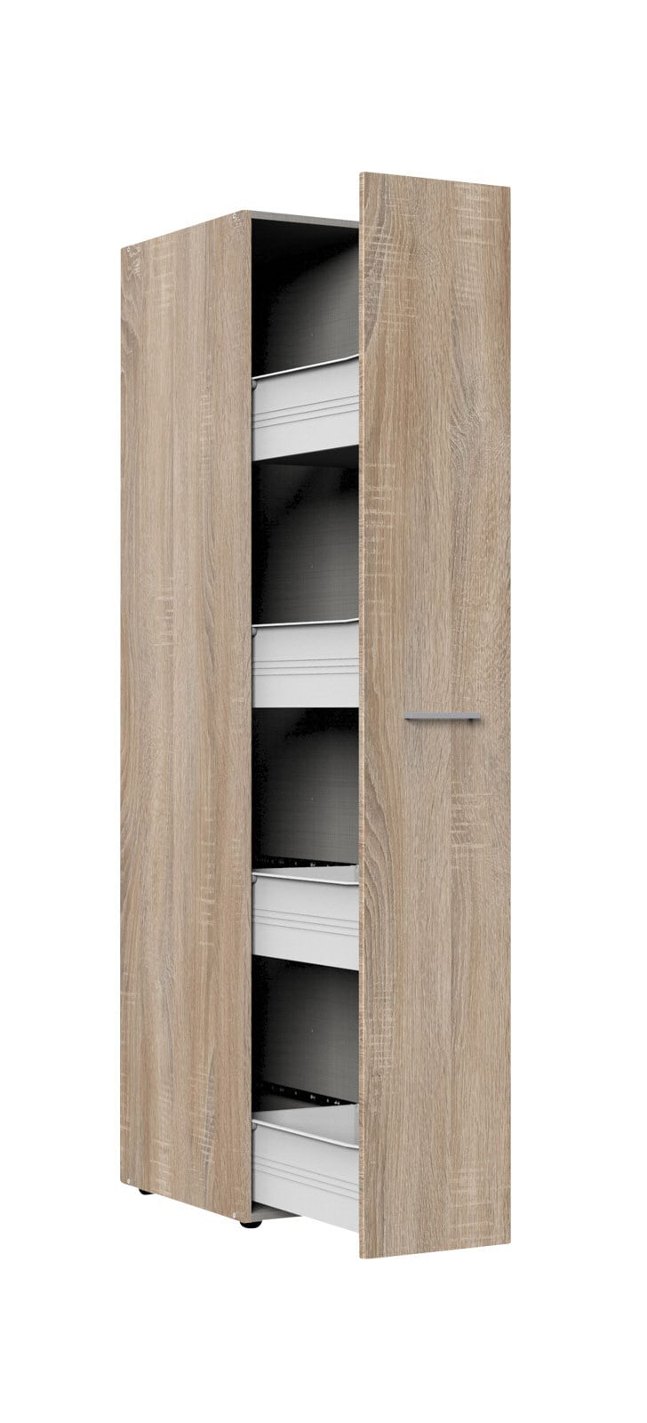 Apothekerschrank 30 x 185 cm braun
