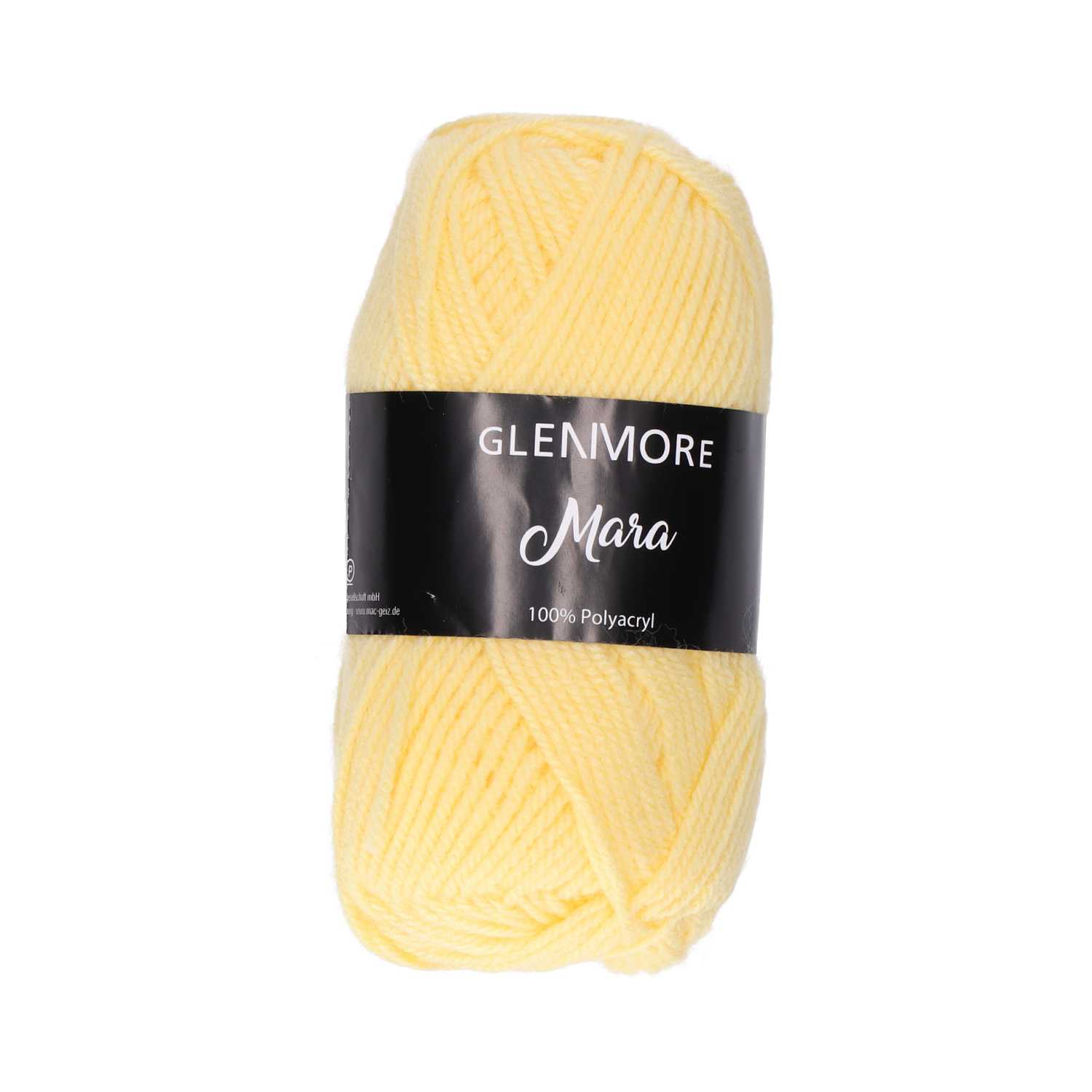Garn *GlenMore* Mara 50g pastellgelb