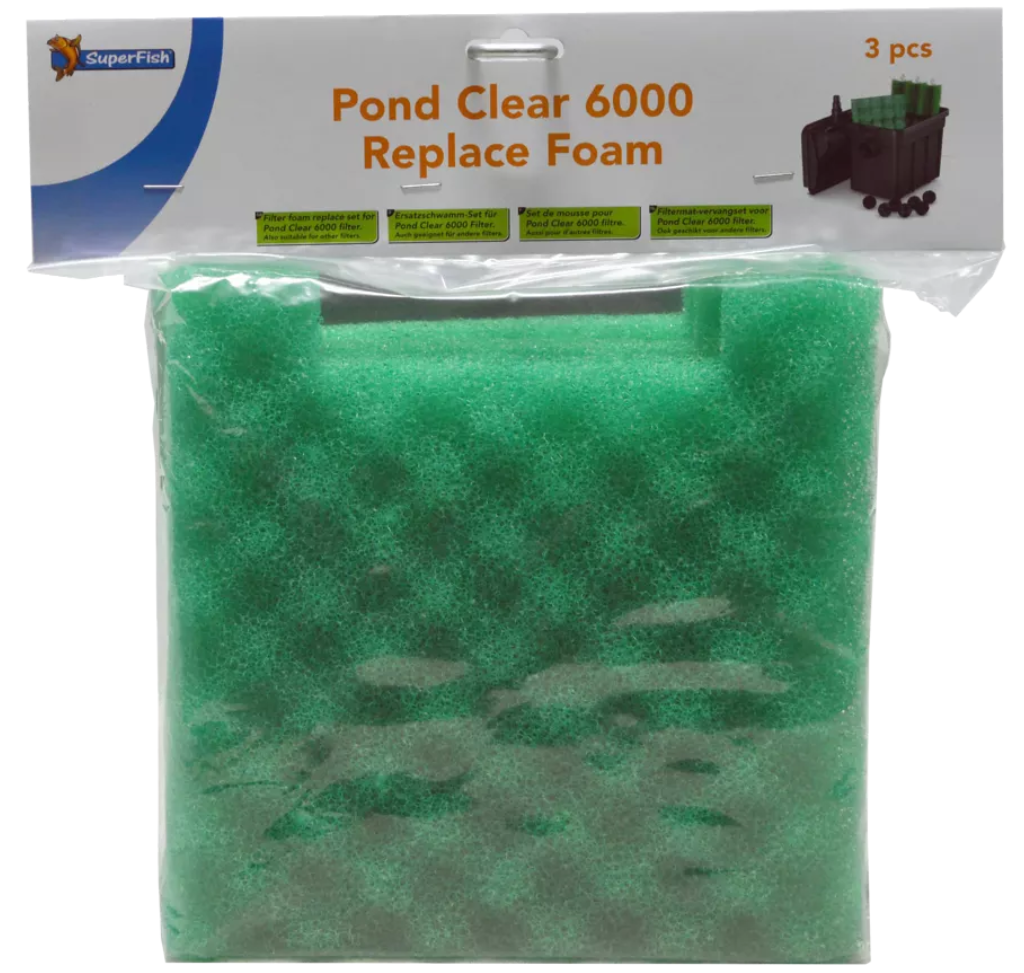 Superfish Pondclear 3000 vervangschuim 3 stuks | Filtermateriaal