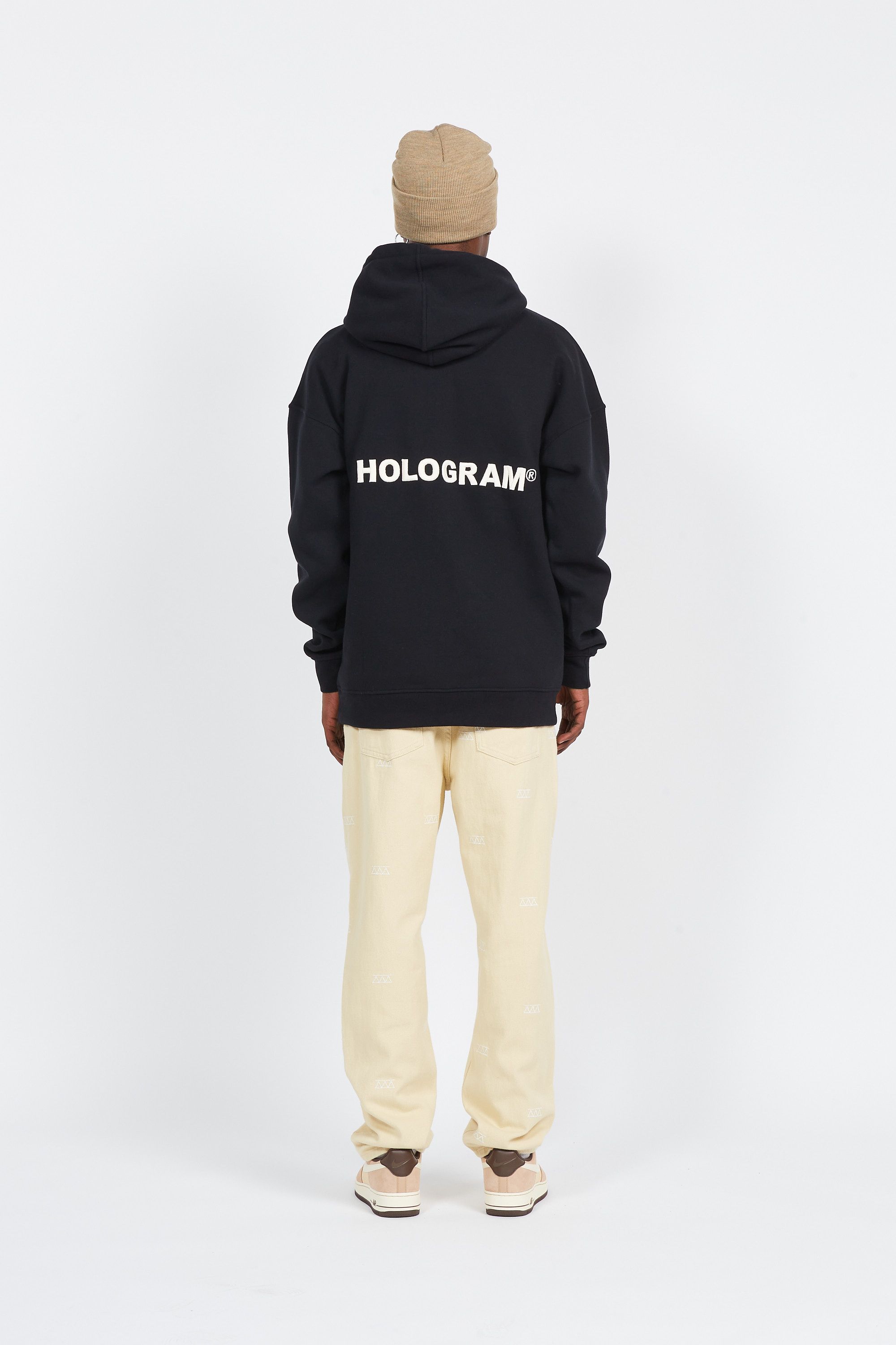 Hologram Hoodie RELIEF BLACK Noir