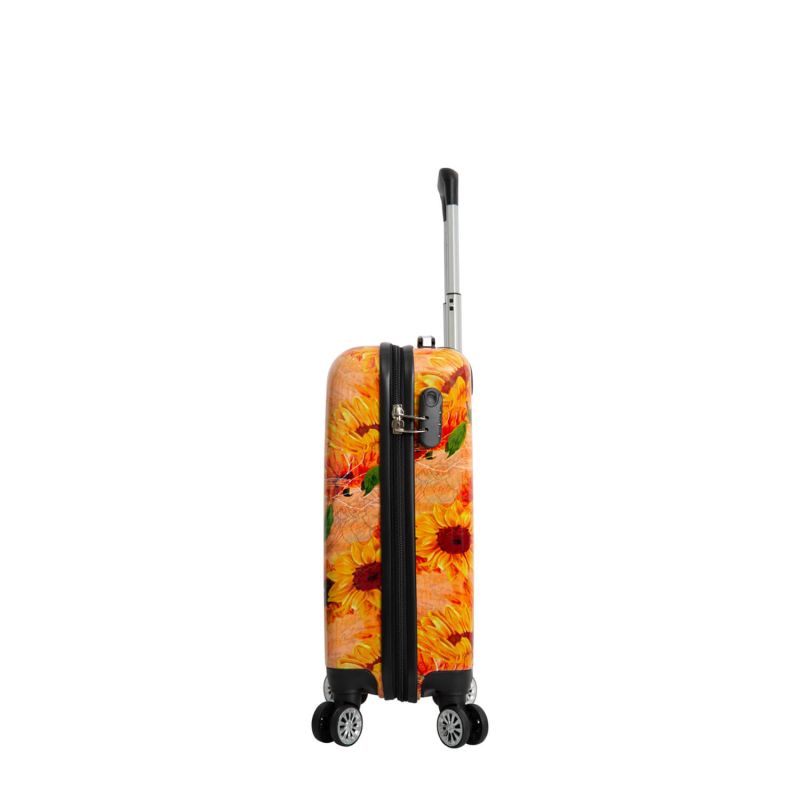 Valise cabine rigide 36820A 55 cm Tournesols