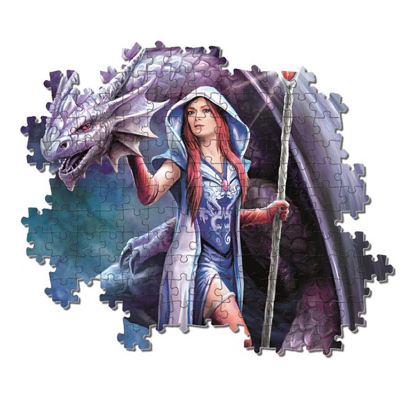 Clementoni - Puzzle 1000 pièces - Dragon Mage
