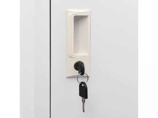 Armoire à casier avec 3 compartiments 38x45x180 cm