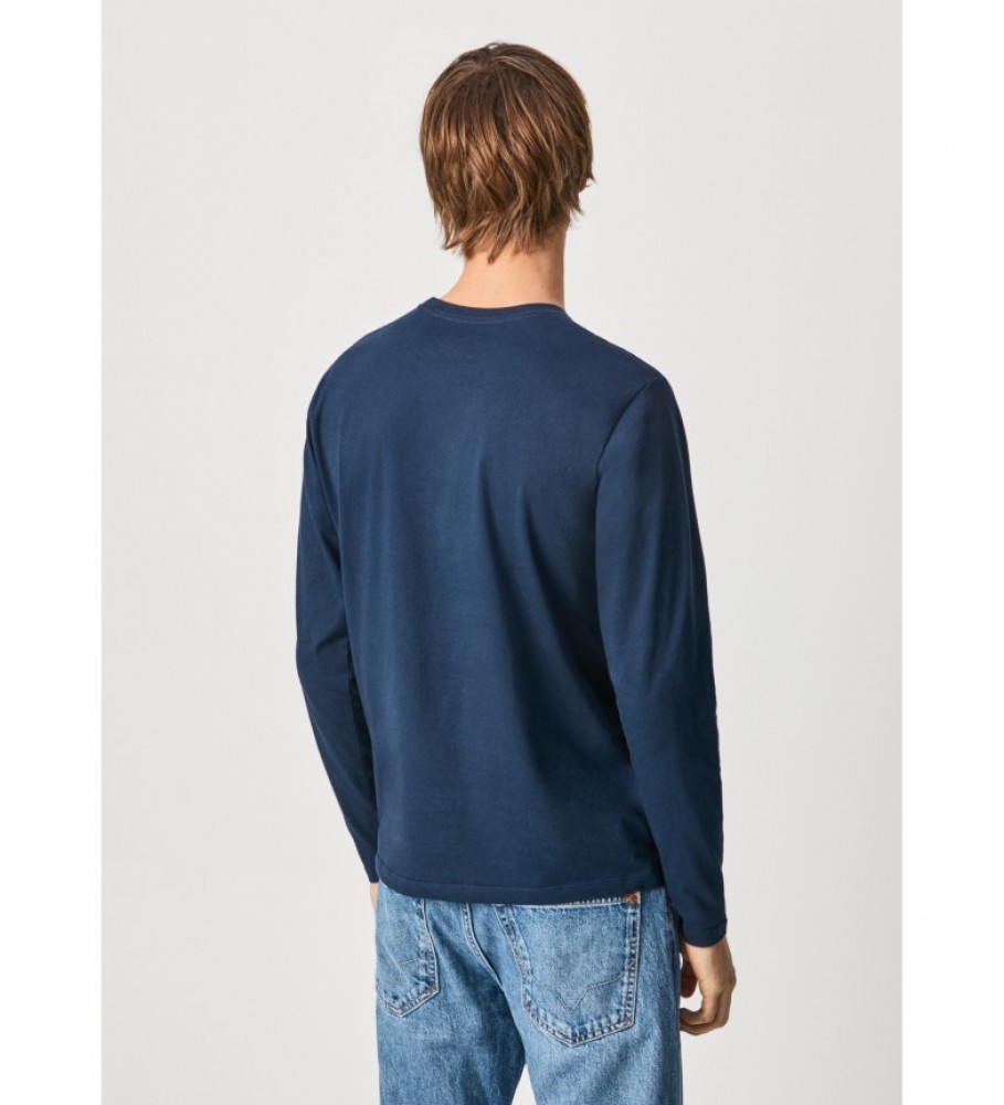 Pepe Jeans Camiseta Eggo Largo N azul marinho