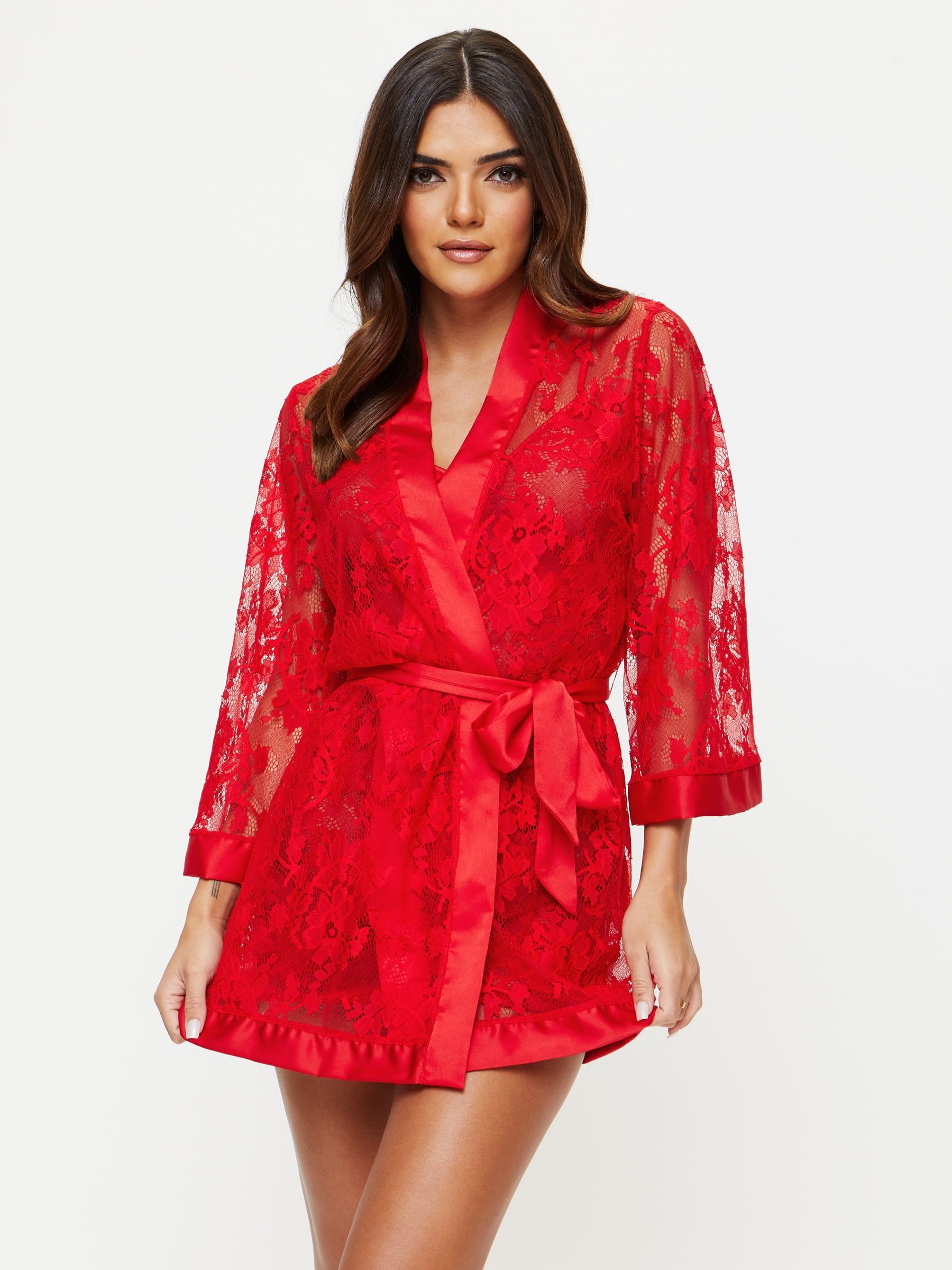 Rood - Ann Summers The Dark Hours kamerjas