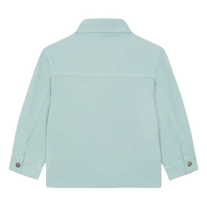 SMALLABLE BASICS Chemise en Denim Garçon | Vert Menthe