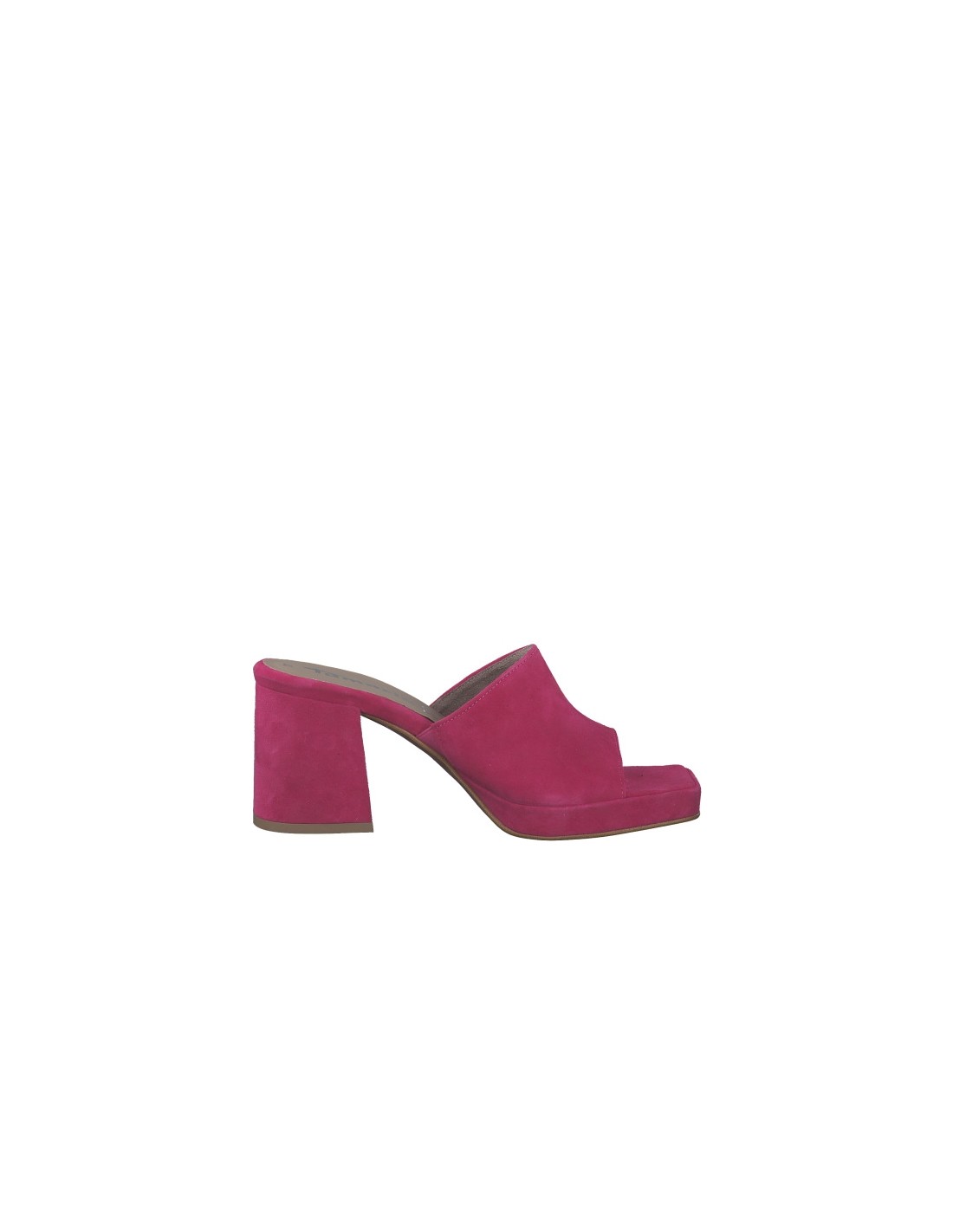 tamaris Mules à Talon femme 27222-20 513 cuir Fuchsia