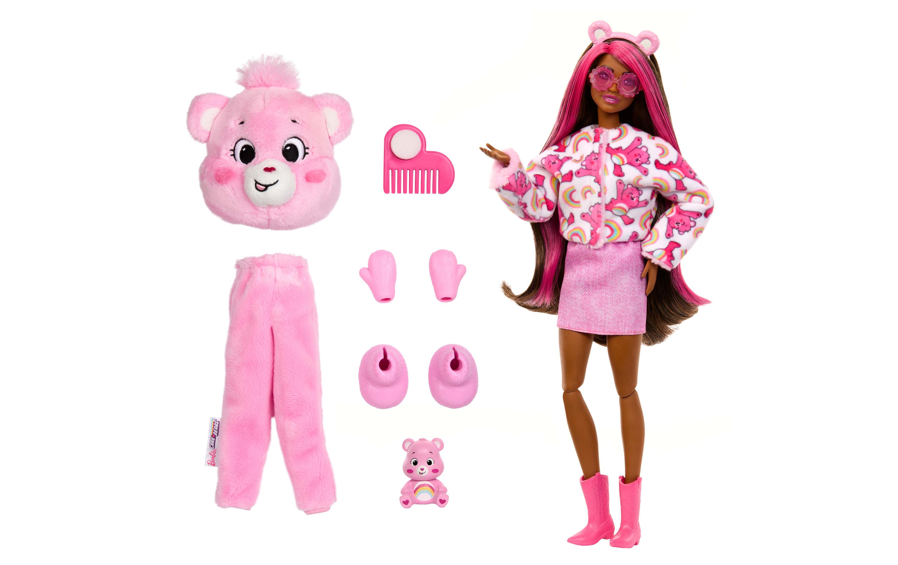 Puppe Cutie Reveal Care Bears 2 - HurrabärchiBarbie-Puppe aus der Cutie Reveal-Reihe