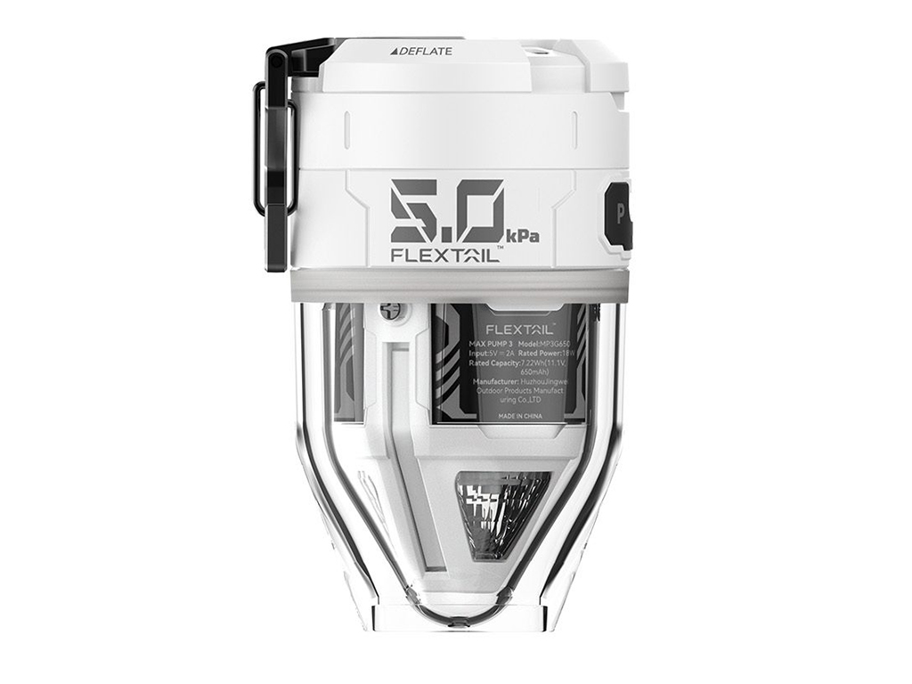 Flextail Max Pump 3 elektrische luchtbedpomp - White
