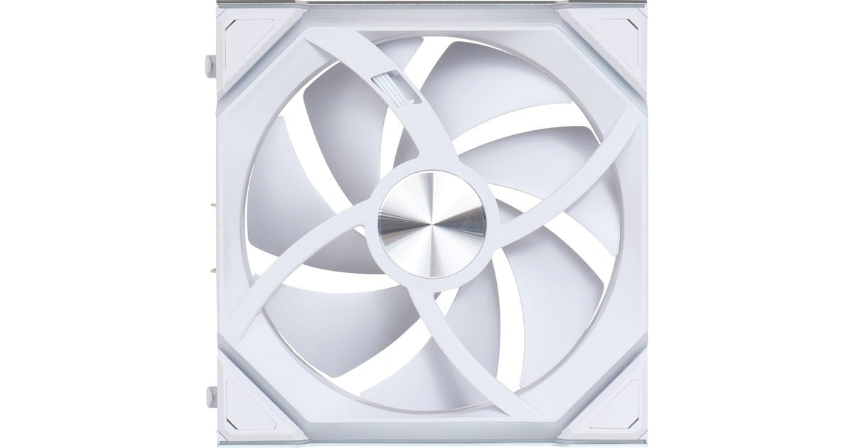 Lian LiUNI FAN SL120 Wireless Reverse Blade RGB case fan  (Wit, 120 x 124.5 x 28 mm, PWM)