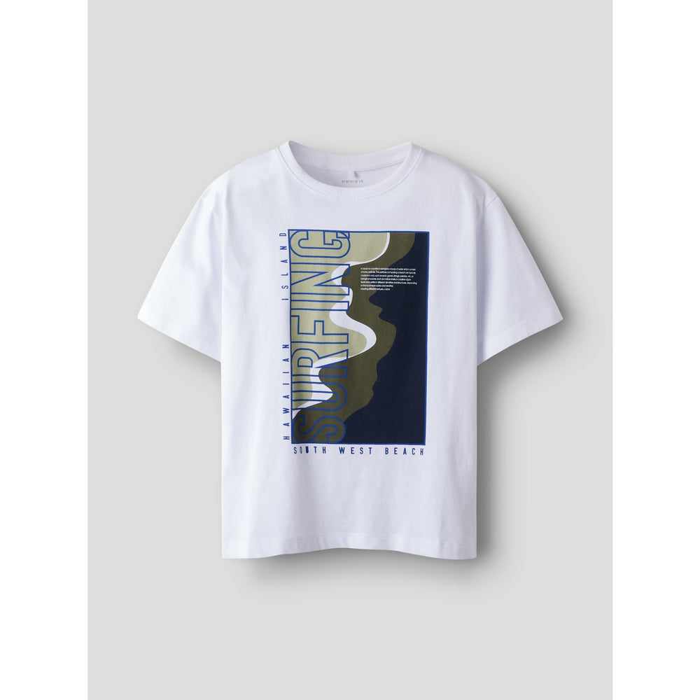 Køb Name It Bright White Nkmhansy Ss Nreg Top Box Pb