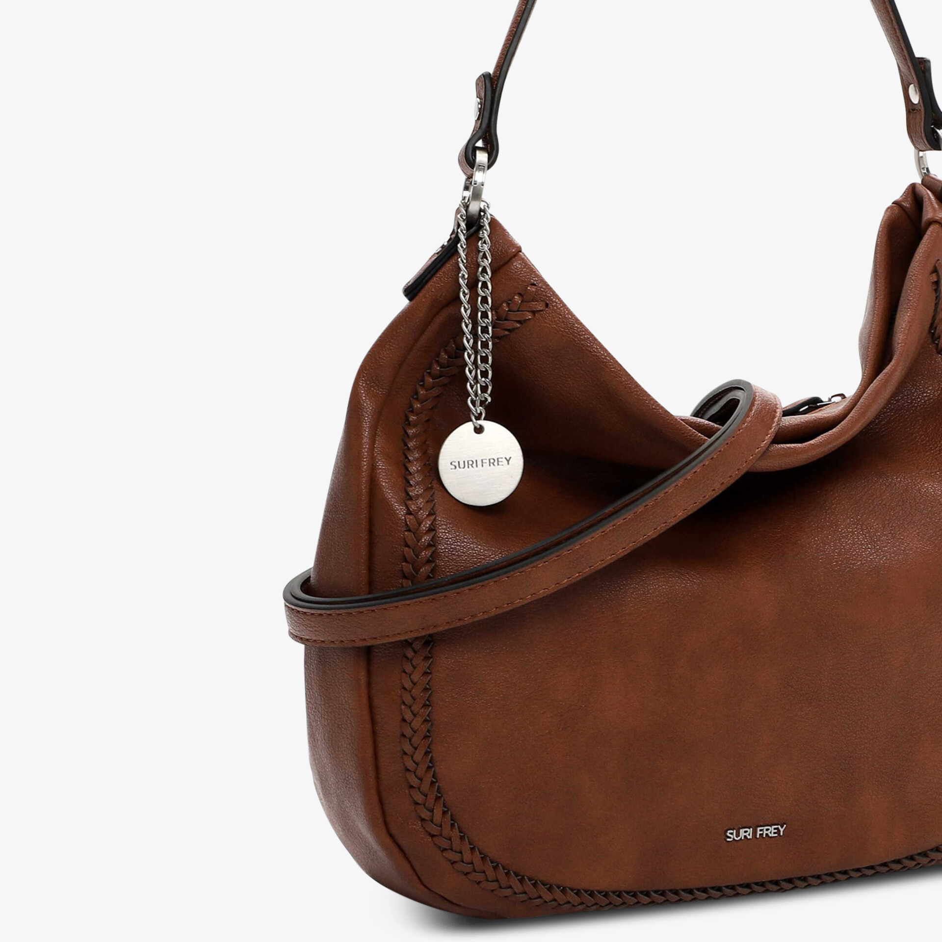 SURI FREY Damen Handtasche cognac