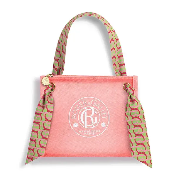 Conjunto de presente Roger & Gallet: Óleo essencial perfumado de flor de figo aquático 30ml e loção corporal.