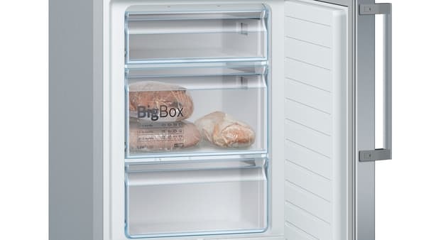 Bosch Serie 6 kølefryseskab KGE398IBP (inox-easyclean)