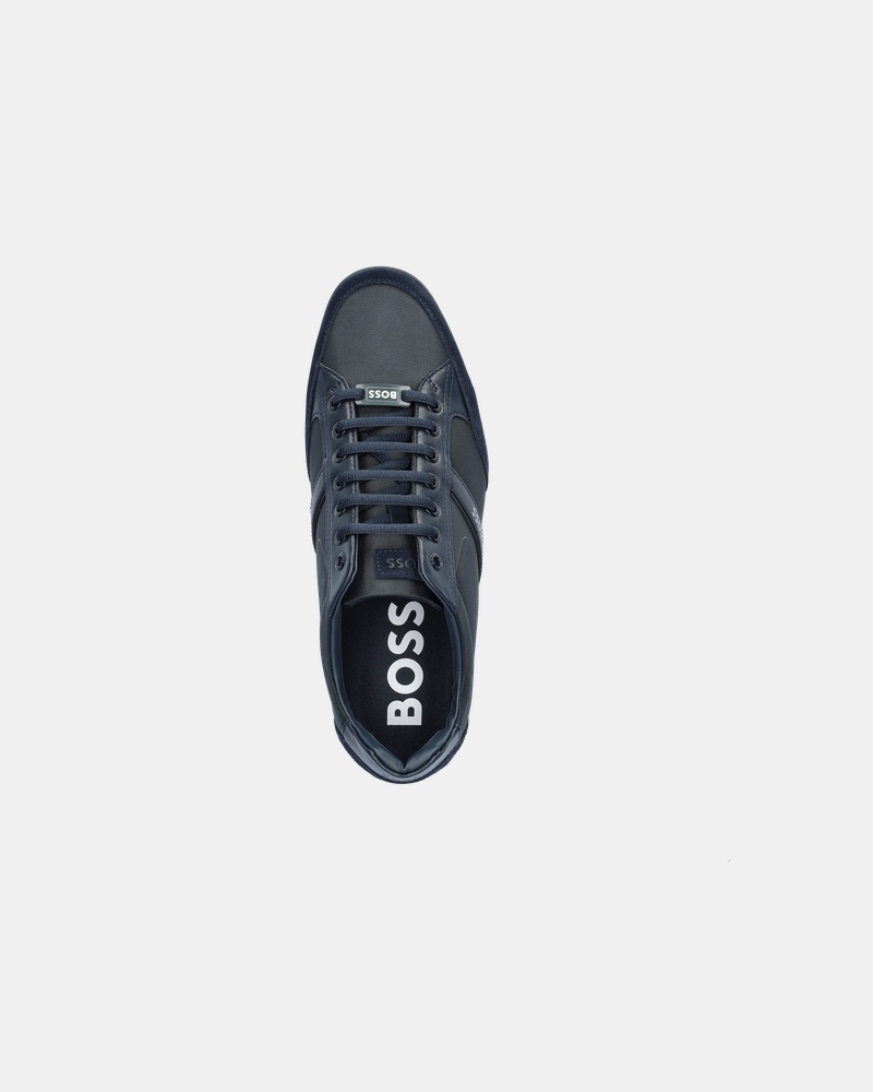 BOSS Saturn Low Lage sneakers  - blauw