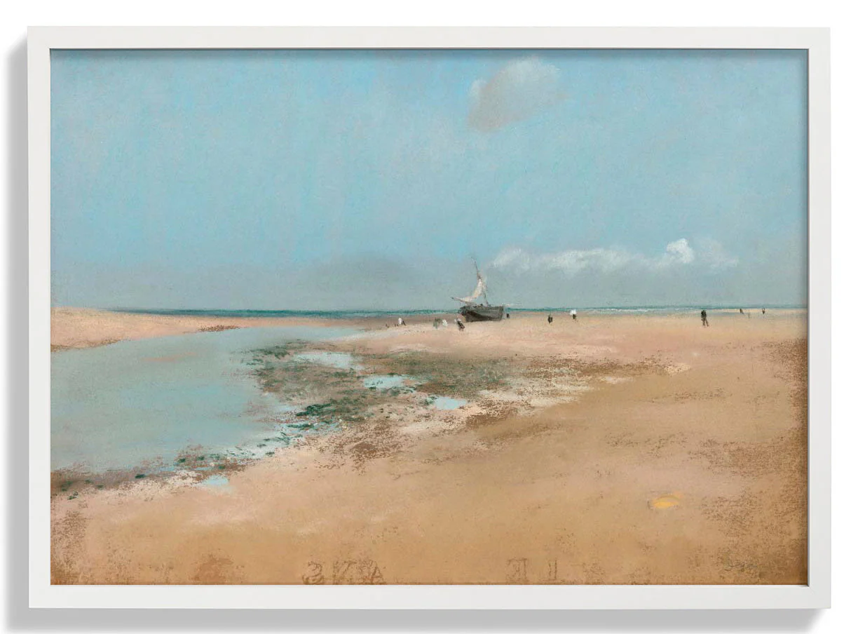 Strand bei Ebbe von Edgar Degas