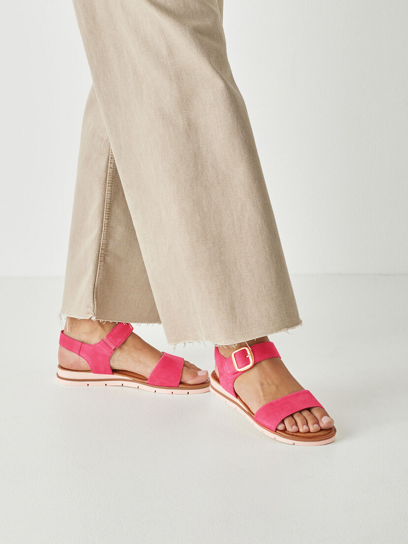 Leren Sandaal - pink